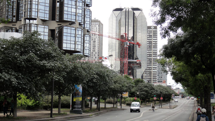 les immeubles du front de Seine