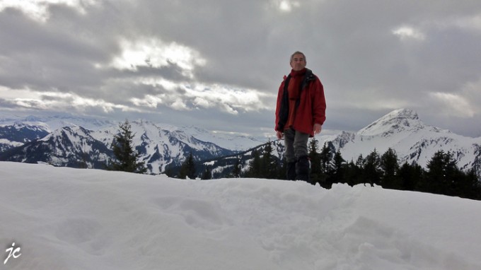 JC à l'alpage du Mouet