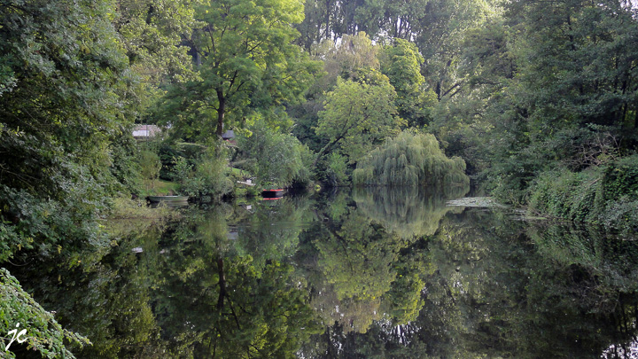 la Werse sur la piste vers Hambourg (Hamburg)