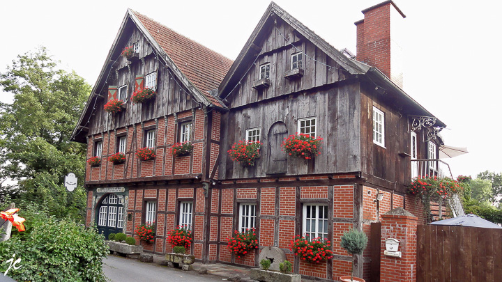 Pleistermühle Historisches Gebäude an der Werse
