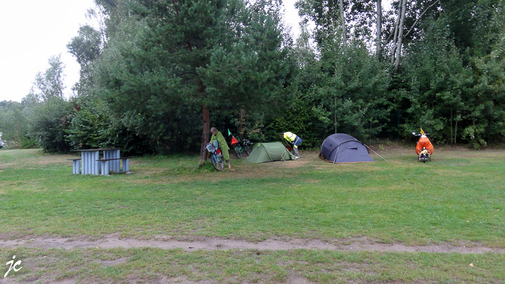 dans le nouveau camping de Brême (Bremen)