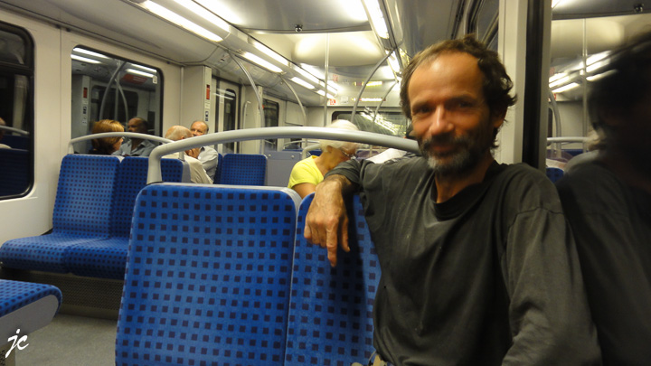 Thierry dans le métro