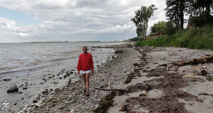 JC sur les bords de la Baltique