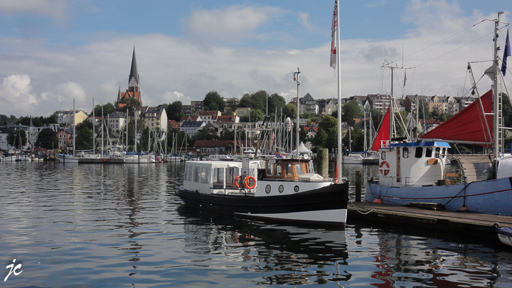dans le port de Flensbourg