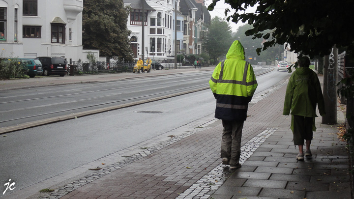sous la pluie à Brême (Bremen)