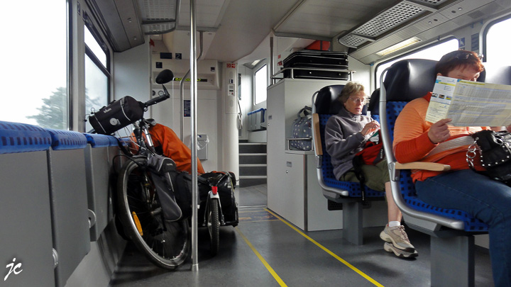 dans le train régional de Brême à Munster