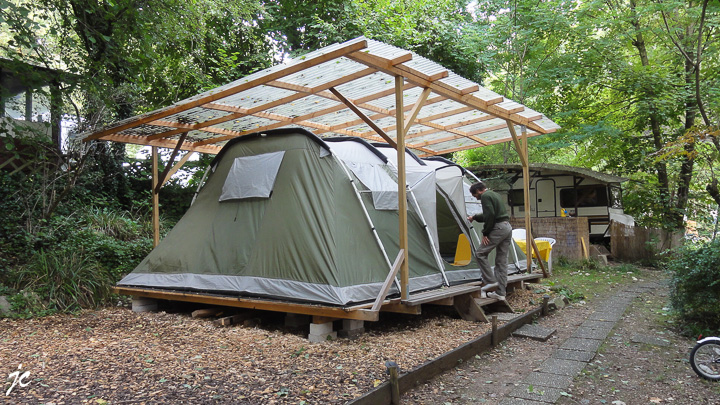 au camping Hirzberg à Freiburg im Breisgau