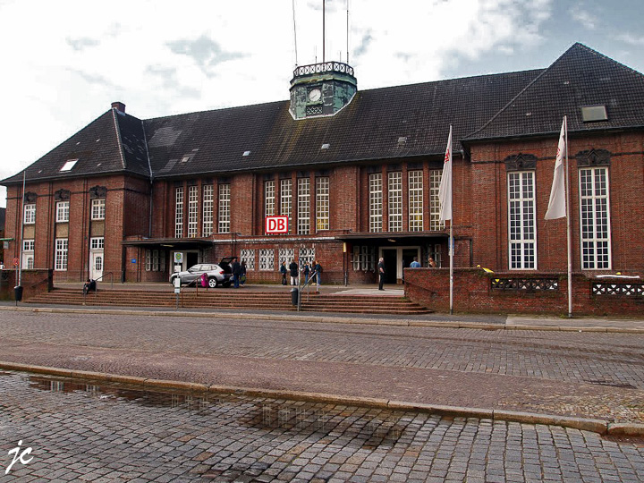 la gare de Flensbourg
