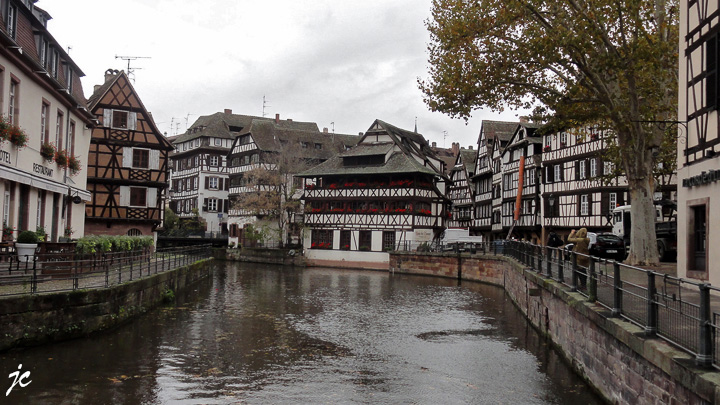 dans la Petite France à Strasbourg