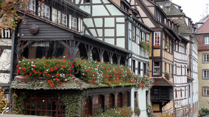 dans la Petite France à Strasbourg