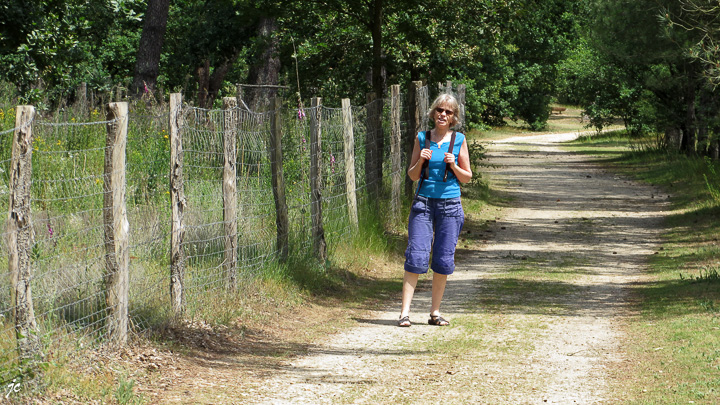 Simone en rando