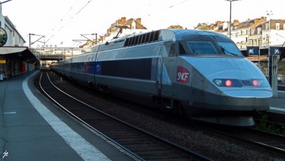 à la gare Saint Laud à Angers