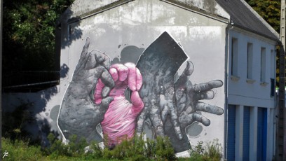 un graffiti à Brest