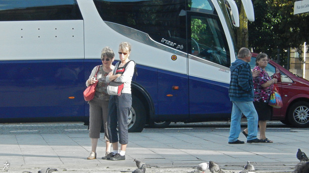 les touristes et les indigènes à Porto