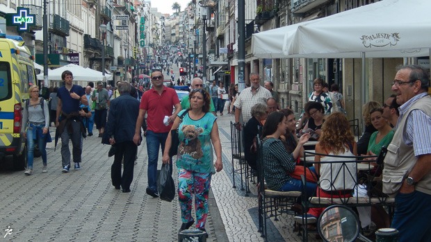 la foule à Porto