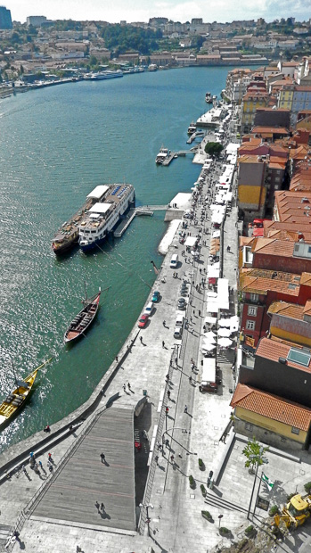 vue du ponte Luis I sur les quais