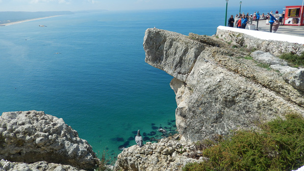 à Nazaré le Sítio à 118 m du niveau de la mer