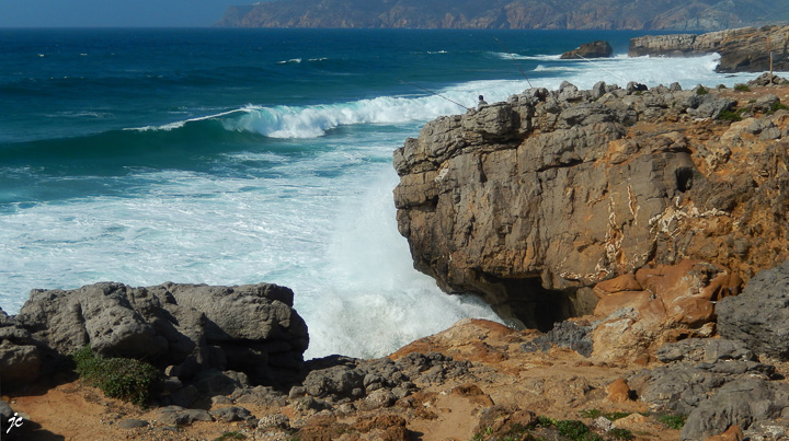 la côte près de Areia sur la route N247