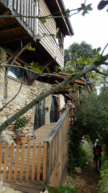 sur le sentier de randonnée à Beynac et Cazenac
