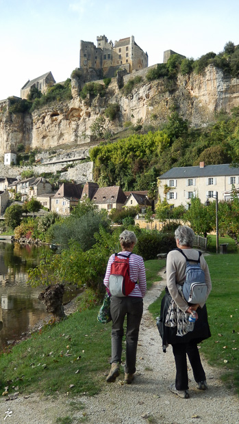 Simone et Ghislaine à Beynac