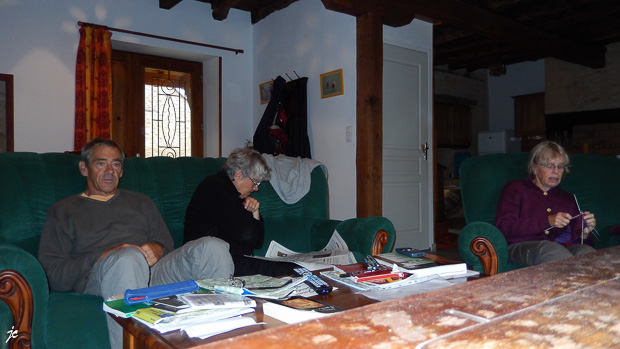 à chacun et à chacune son occupation dans le gîte de La Bruyère