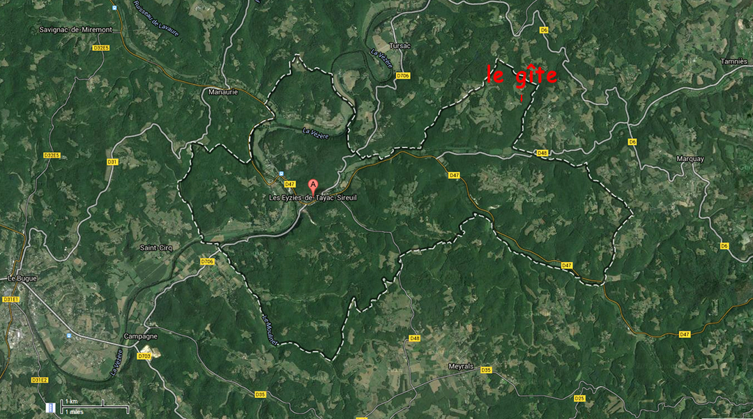 Les Eyzies de tayac - Sireuil