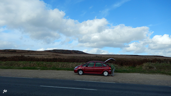 arrêt photo dans les Monts d'Arrée