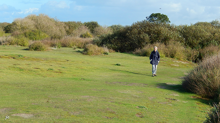 Simone sur la "moquette"