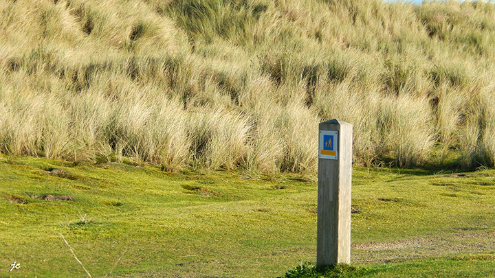 le balisage dans les dunes de Keremma