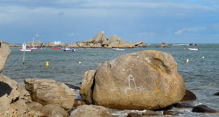 le graffiti à Brignogan Plage
