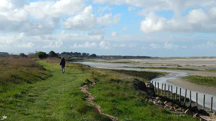 le retour le long de la baie du Kernic