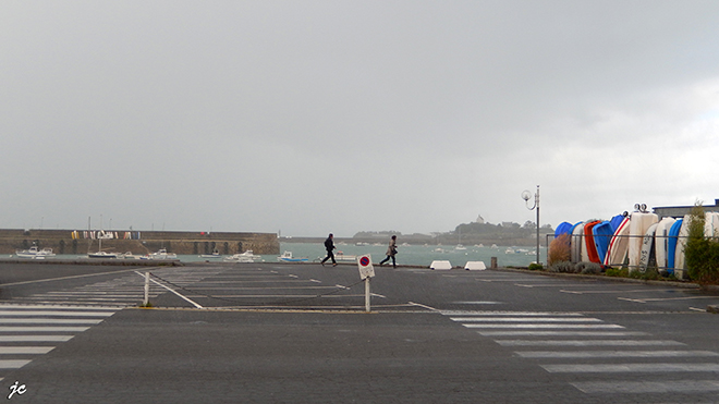 dans le port de Roscoff