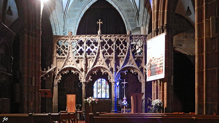 le jubé de la basilique du Folgoët