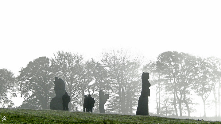 la vallée des saints à Carnoët