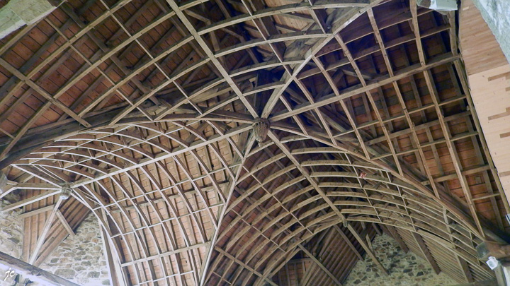 la vallée des saints à Carnoët, la chapelle Saint Gildas