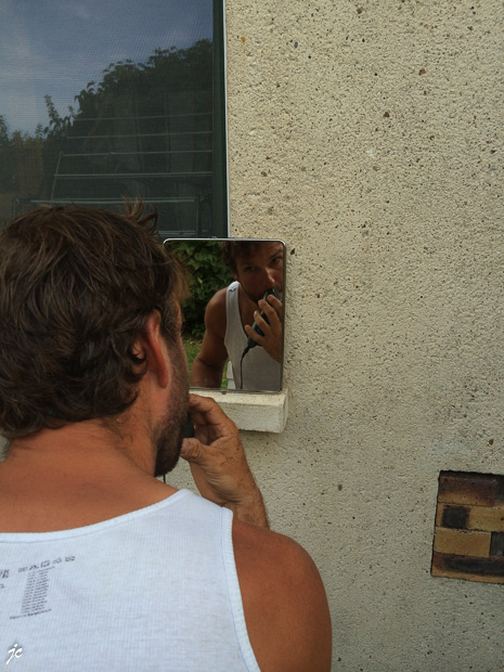 Fabio chez le barbier