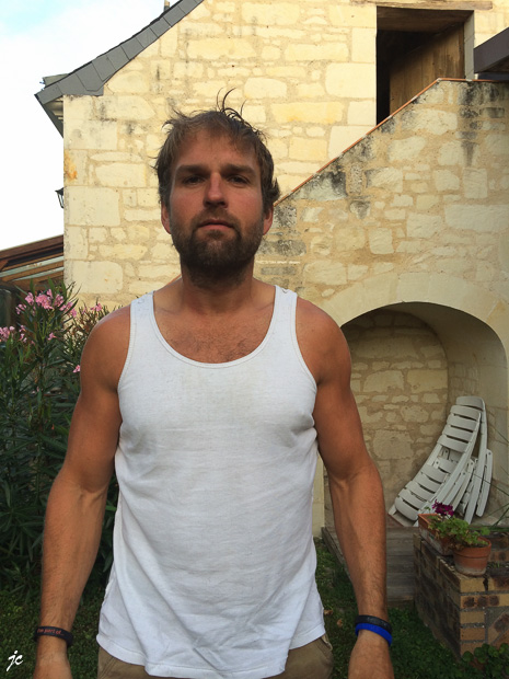 Fabio barbu après le passage chez le barbier