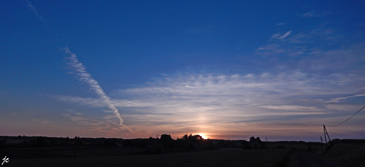le lever de soleil sur Saint Georges des sept Voies