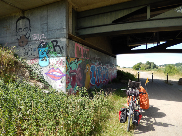 le vélo, les graffitis et les tags à Blois