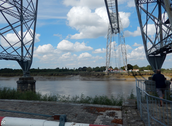 le pont transbordeur à Rochefort sur Mer