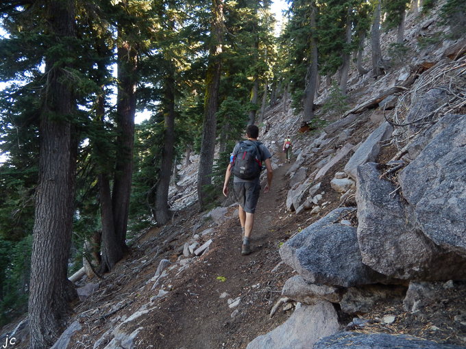 Simone et Cyril sur le Gray Butte trail
