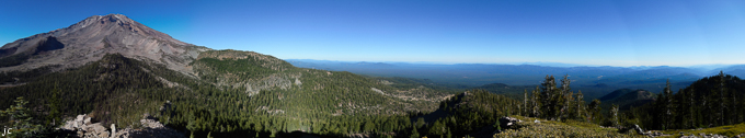 le panorama au sommet de la Gray Butte
