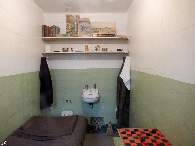 une cellule à Alcatraz