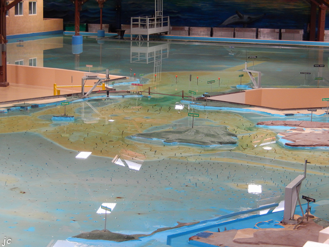 la maquette de la baie de San Francisco