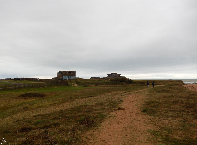 les blockhaus à la pointe de l'Herbaudière