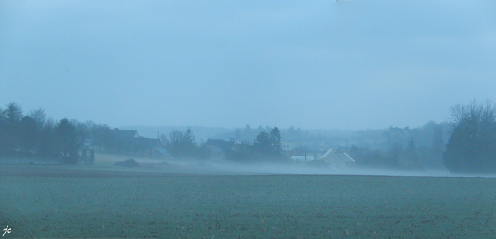 La Genevraie dans la brume