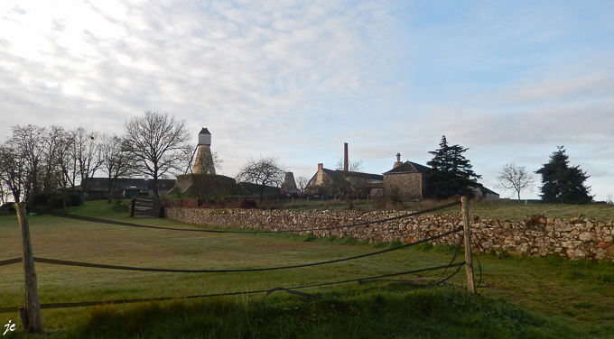 les vestiges des moulins à vent de Le Pied Renard