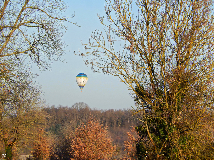 la montgolfière à Gennes