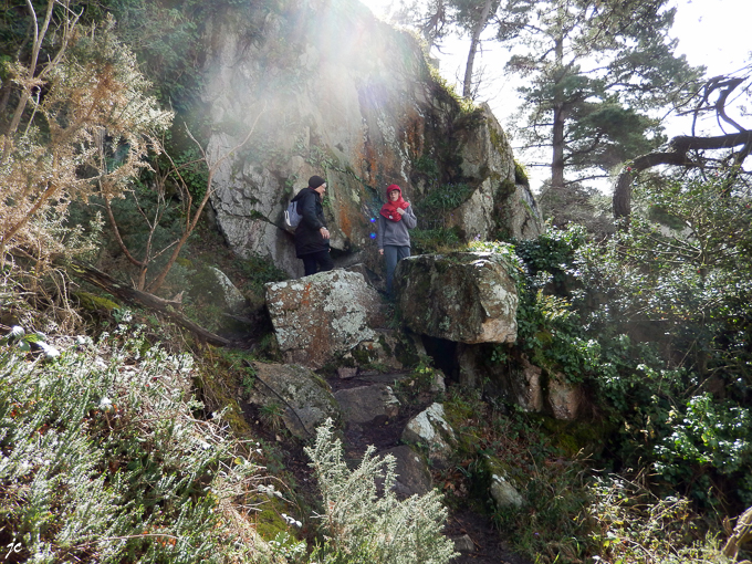 Simone et Ghislaine sur la rando du Circuit de Loguivy de la Mer
