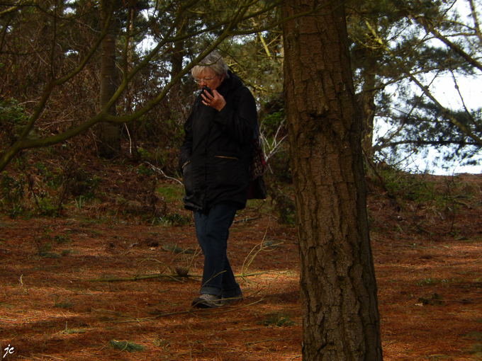 Ghislaine sur le GR34